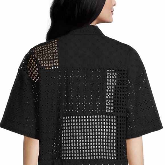 NWT RAILS Yuri In Black Eyelet Mix size large - Picture 2 of 13